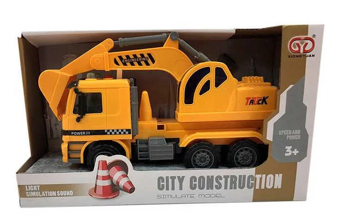 

Детская инерционная машинка Экскаватор 1:16