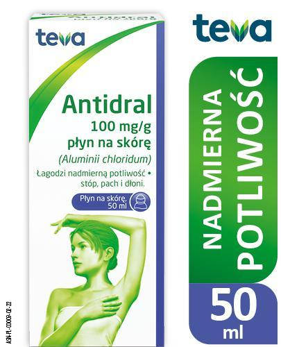 

Antidral - лосьон устраняет неприятные симптомы, связанные с чрезмерной потливостью, 50 мл
