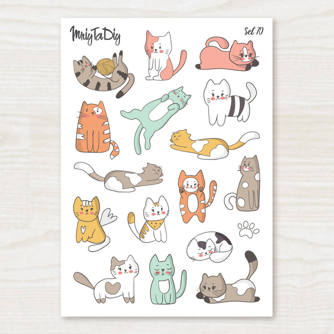 

Стикеры Set 70 MriyTaDiy, Белый