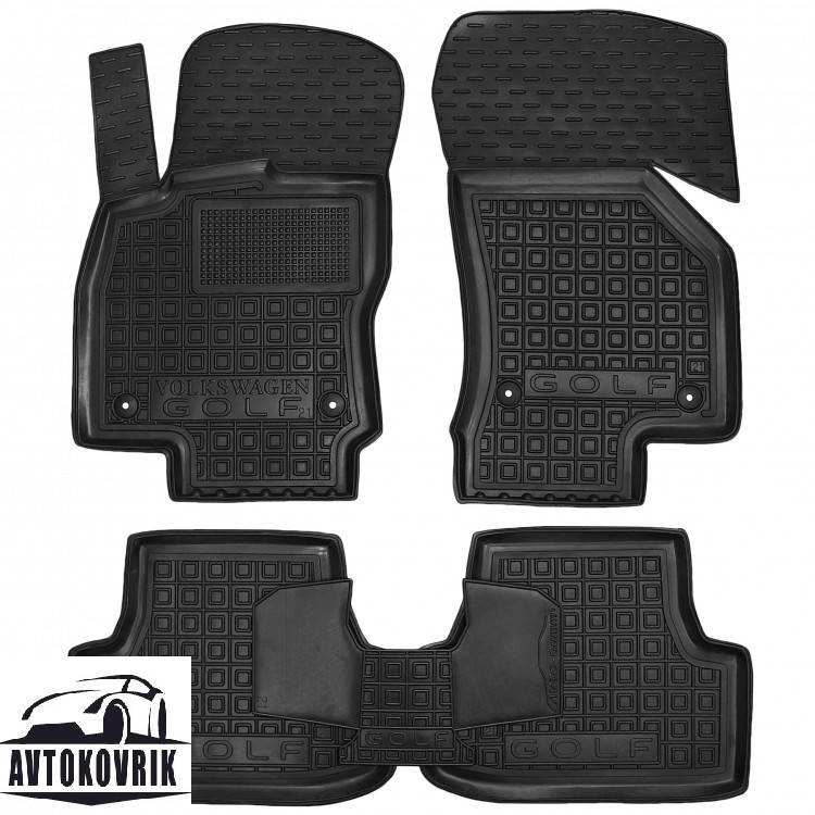 

Авто коврики в салон Volkswagen Golf 8 2020+ / Фольксваген Гольф 8 2020+, Черный