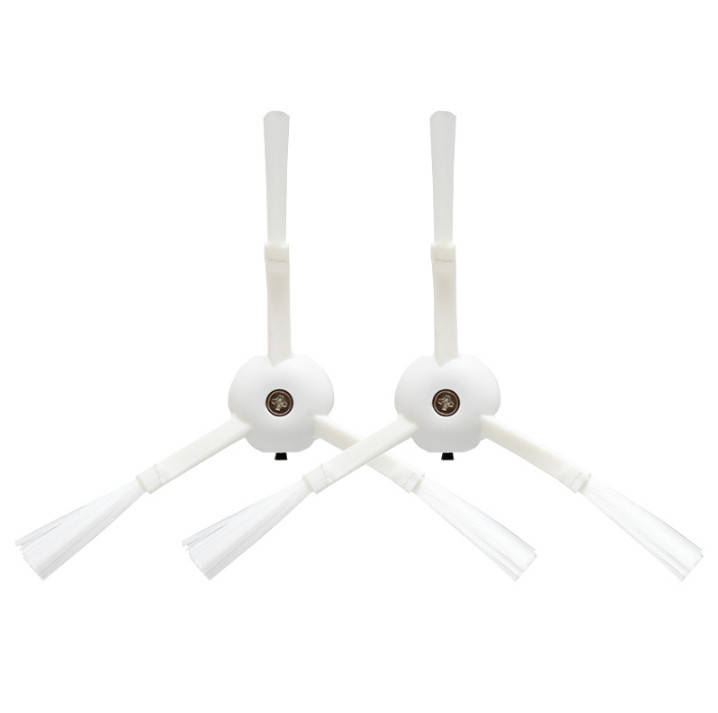 

2 шт Боковая щетка для робота-пылесоса Xiaomi Mijia / RoboRock S50 / S55 S5 Max S6 Xiaowa 3-лопастная Белый