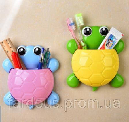 

Держатель для зубных щеток и пасты "Черепашка" Кладовка