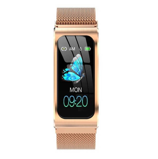 

Женские умные смарт часы с магнитной застежкой Smart Mioband PRO Gold