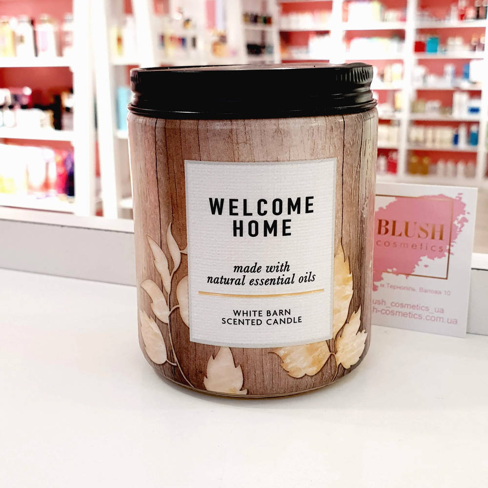 

Свеча ароматизированная Bath&Body Works Welcome Home Single Wick Candle 198g