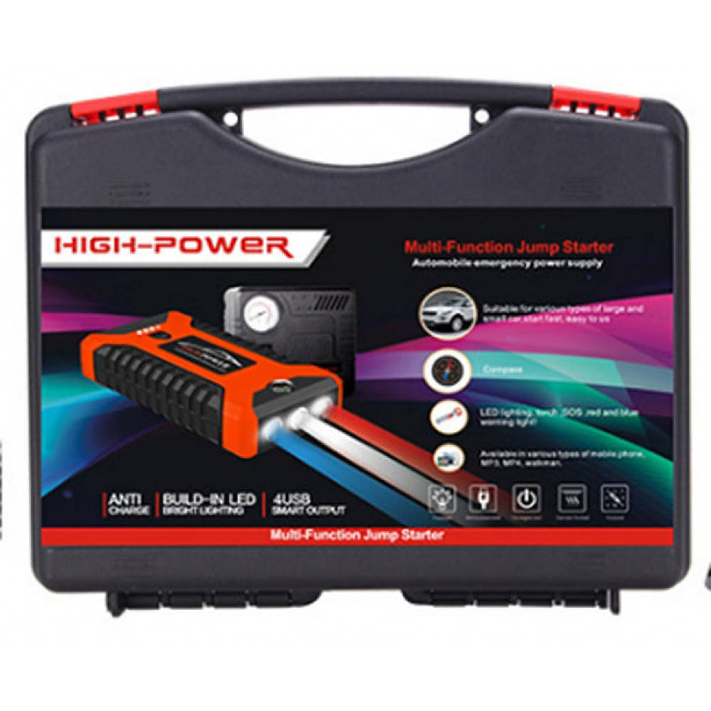 

Пускозарядное устройство JUMPSTARTER JX27 (99800 мАч) +компрессор . Impulse