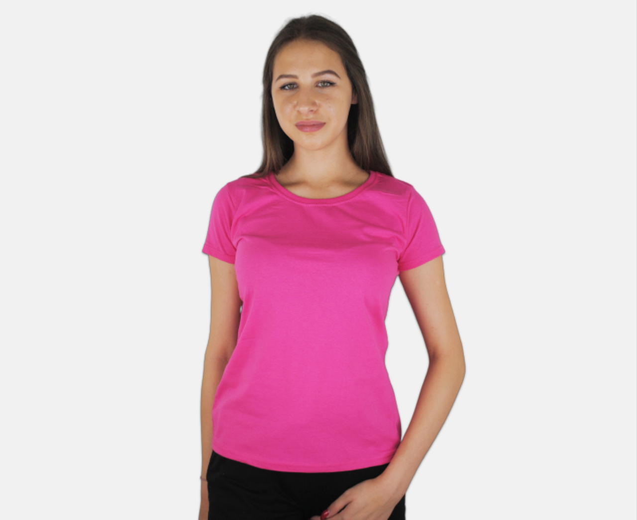 

Женская Футболка Малиновая Классическая Fruit of the loom 61-372-57 S, Малиновый