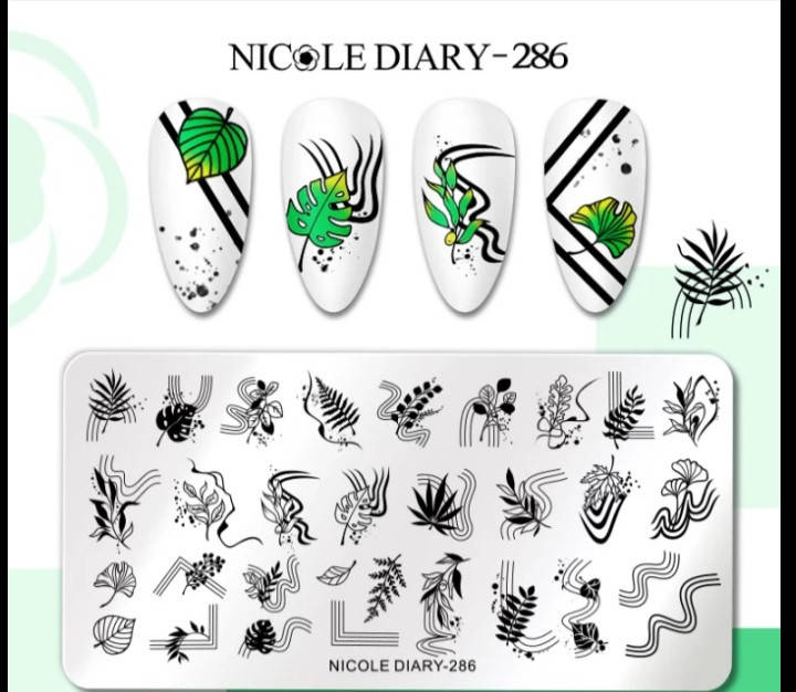 

Пластина для стемпинга Nicole Diary-286
