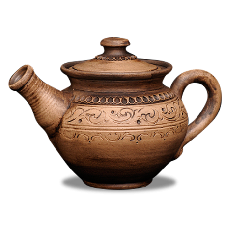 

Заварник для чаю глиняний "Селянський" 0,5л розміри в асортименті, Коричневый