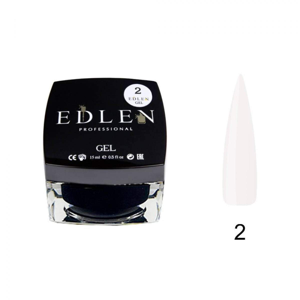 

Гель моделирующий Edlen Professional Builder Gel № 02, 15 мл