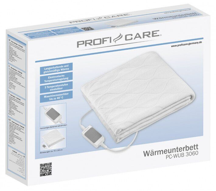 

Электрическое одеяло (электропростыня) PROFI CARE(Оригинал) Германия 150х70см