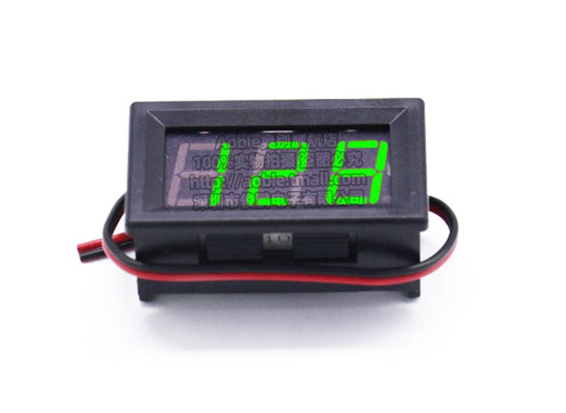 

Цифровой вольтметр DC 5-120V (Красный) 2P зеленый