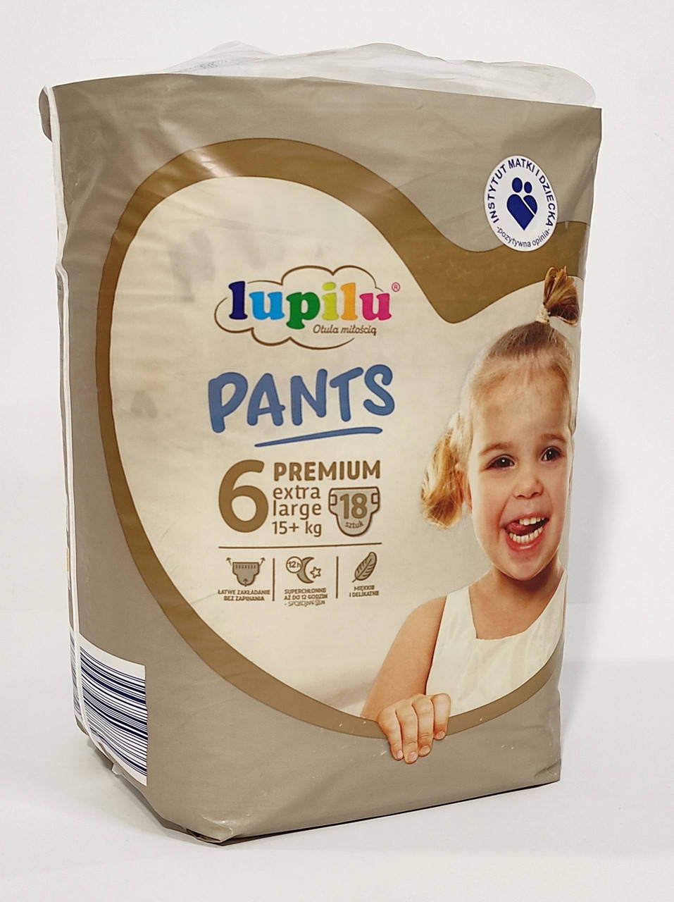 

Підгузки-Трусики Lupilu premium розмір 6.Вага 15+ кг.18 шт., Бежевый