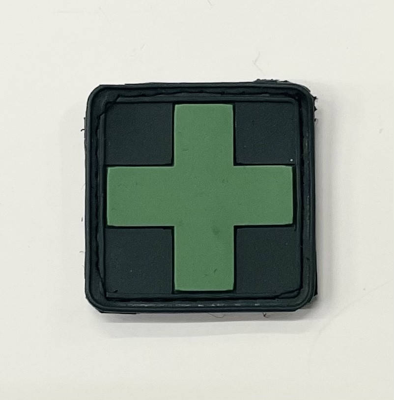 

Шеврон Medic Cross Square PVC Олива