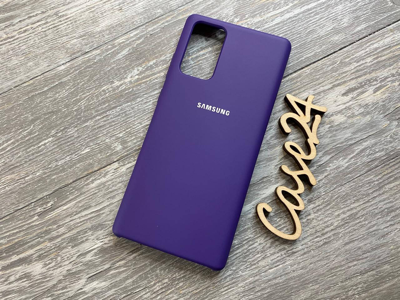

Чехол Soft touch на Samsung Galaxy Note 20 (8 цветов) фиолетовый