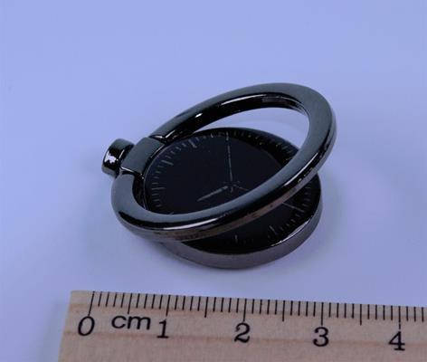 

Попсокет, держатель-кольцо для телефона "Часики"., Темно-серый