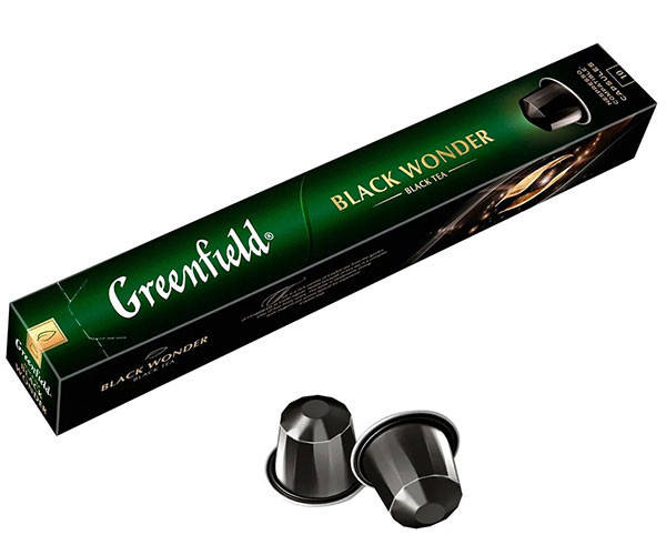 

Чай в капсулах Nespresso Greenfield Black Wonder 10 шт. Неспрессо