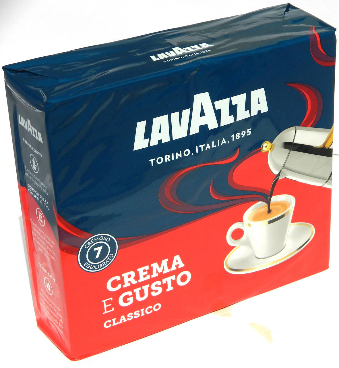 

Кофе Lavazza Crema e Gusto Classico молотый, вакуумный брикет 2 шт Х 250 г ИТАЛИЯ