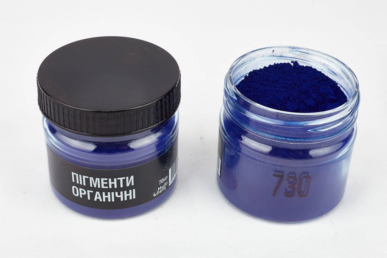 

Пигмент органический Фталоцианиновый синий №730 Пигмент для мыла маникюра декора смолы 70 мл