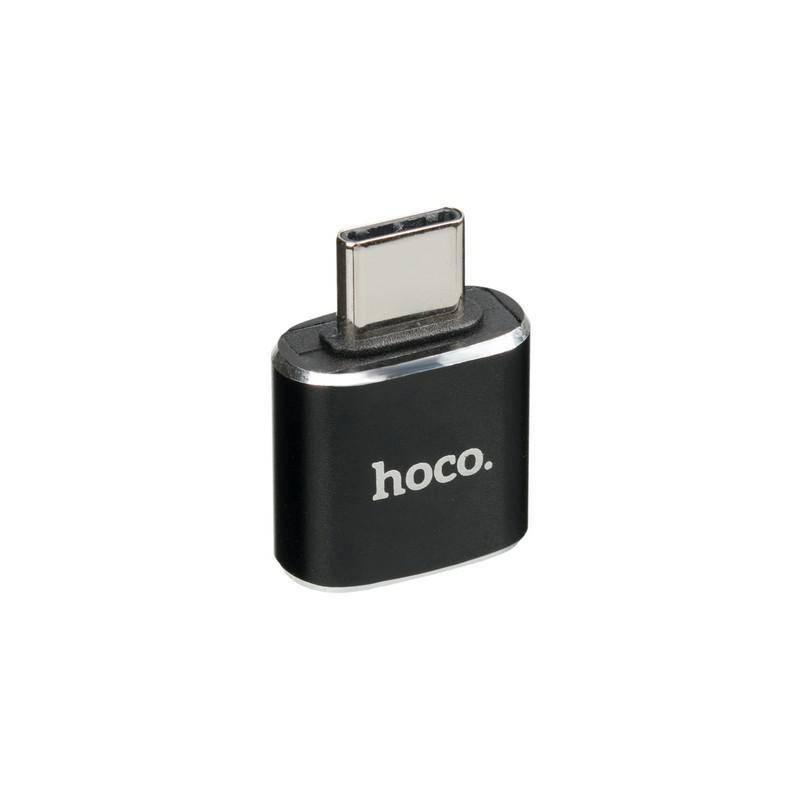 

Adapter Hoco UA5 Type-C -> USB Black, Черный
