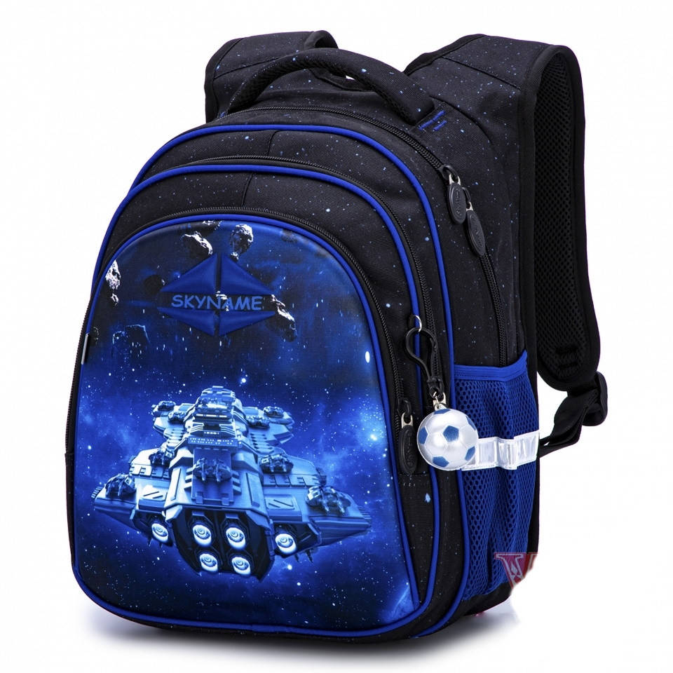 

Рюкзак школьный ортопедический для мальчика 1-4 класс Космос Winner One SkyName R2-192, Синий