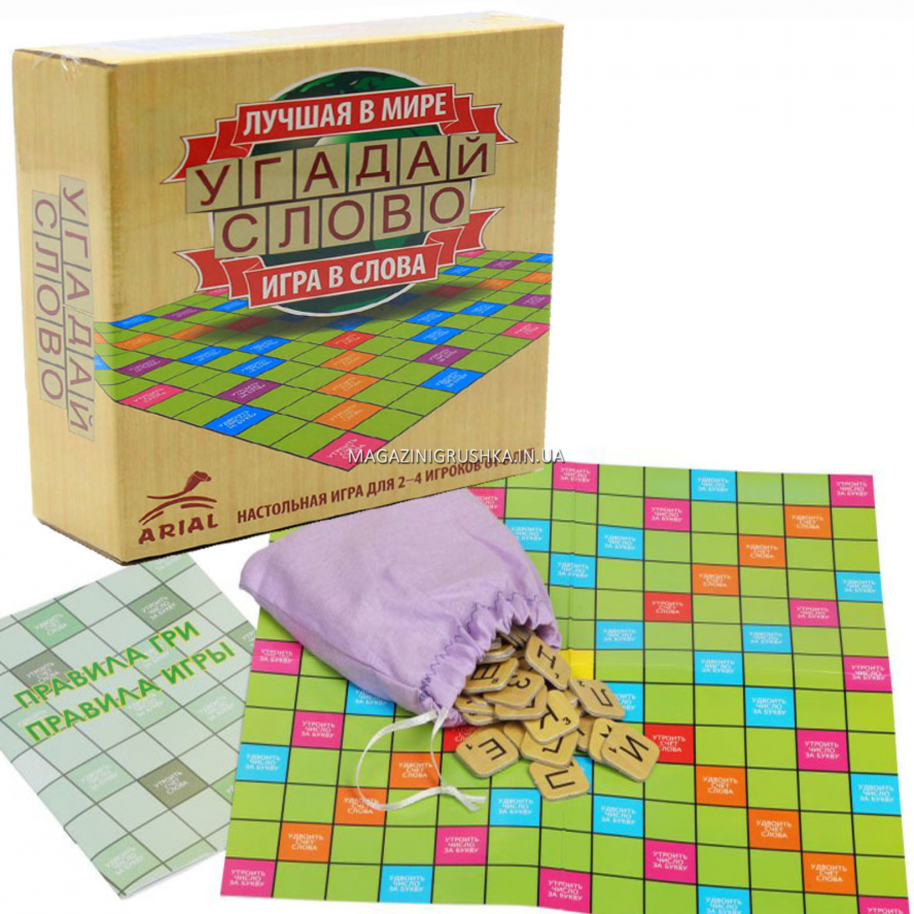 

Настольная игра Arial «Угадай слово» (русский) 4820059911067
