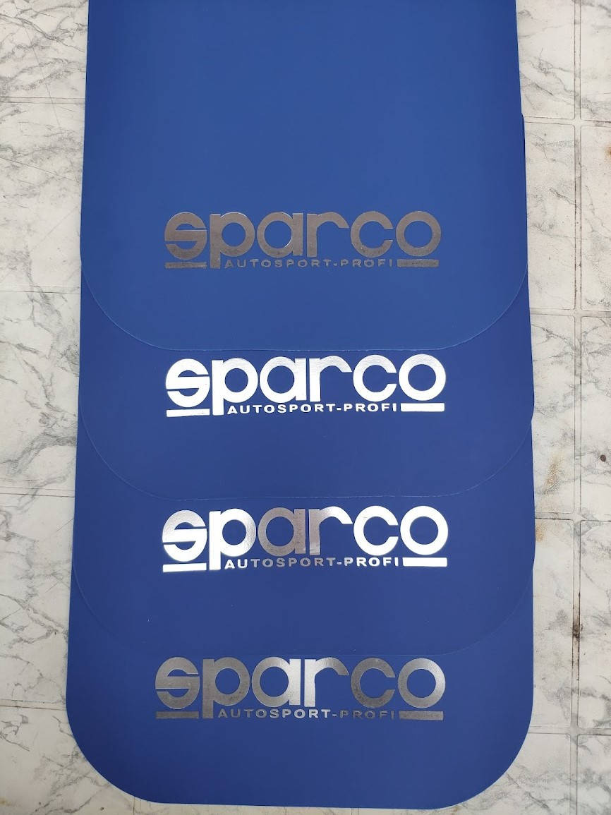 

Универсальные брызговики SPARCO комплект 4 штуки / синие
