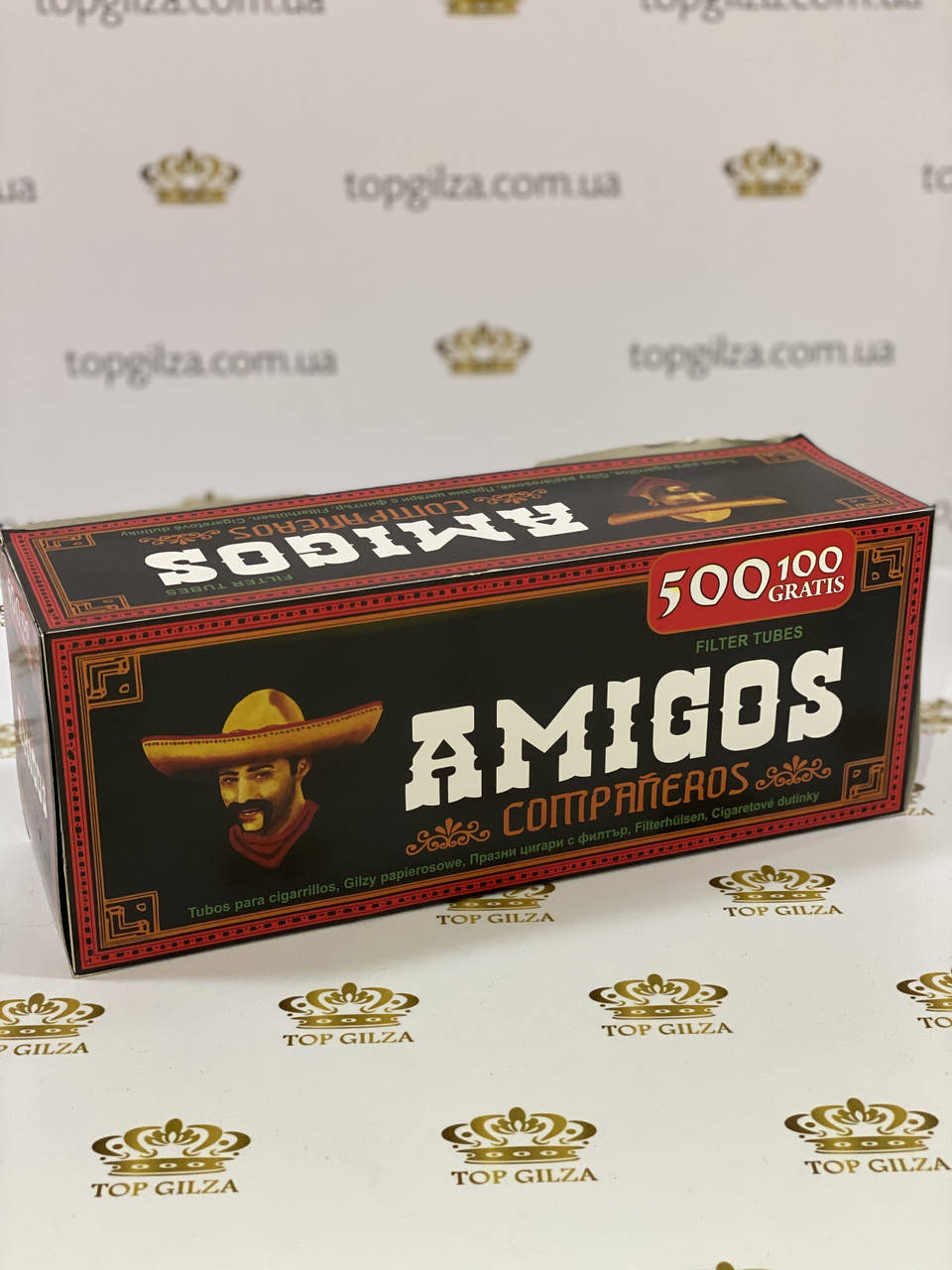 

Гильзы для набивки сигарет Amigos Companeros 500 шт