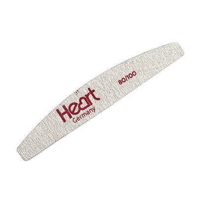 

ПИЛКА ДЛЯ НОГТЕЙ HEART 80/100 HALF