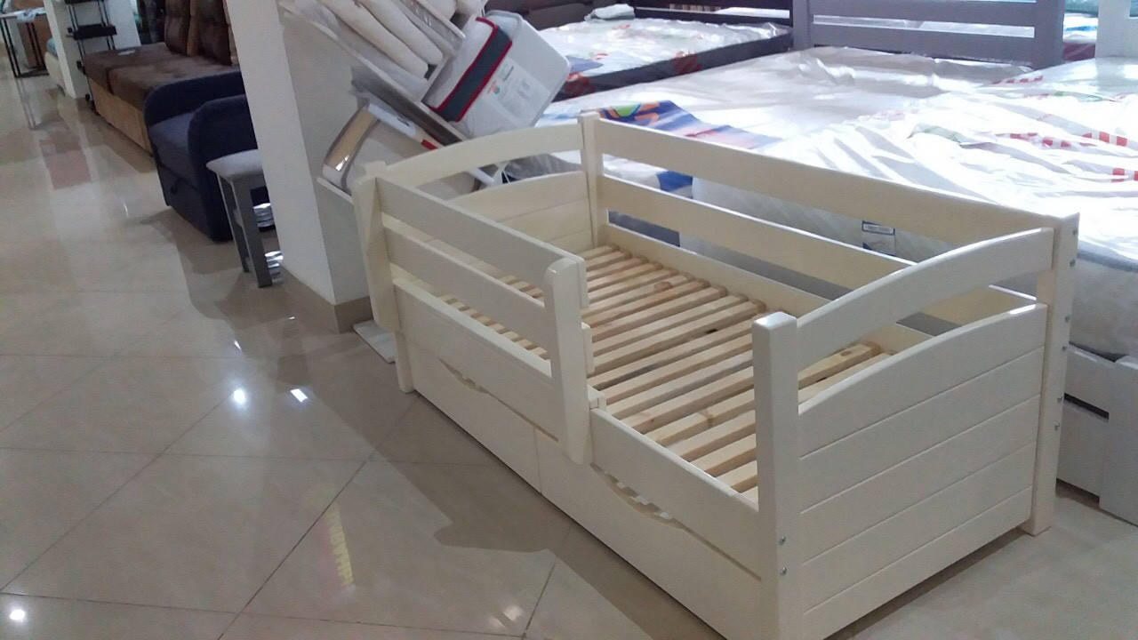 

Кровать подростковая "Мила" в цвете слоновая кость