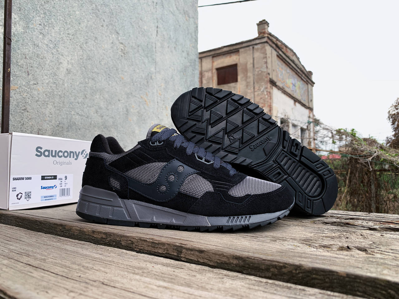 

Мужские кроссовки Saucony Shadow 5000 70404-31s черные Оригинал, Черный