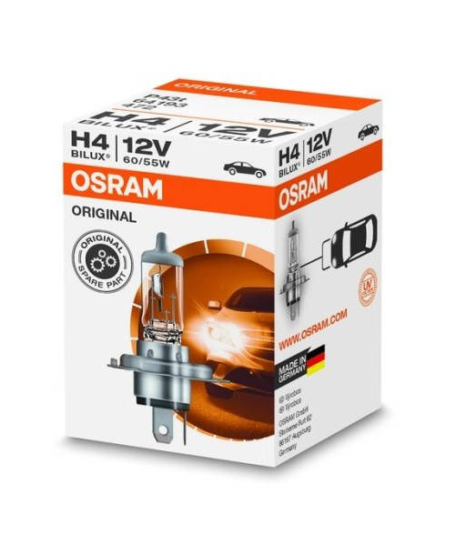 

Галогеновая лампа Osram H4 Original 12v 60/55w