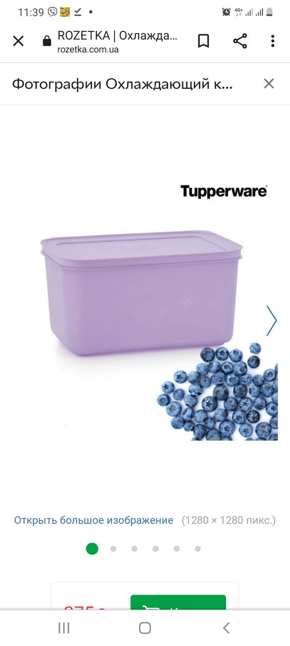 

Охлаждающий лоток 2,5л высокий для морозильной камеры Tupperware