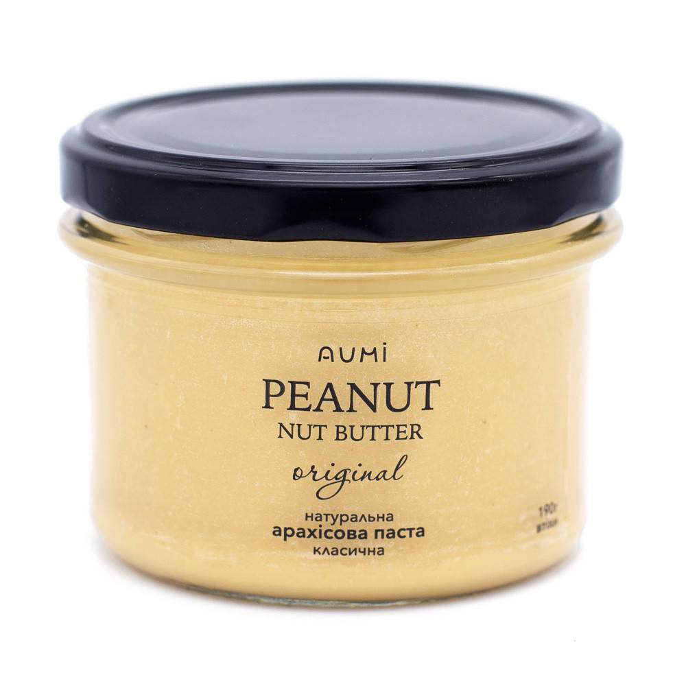 

Арахисовая паста 100% натуральная Aumi, 190г