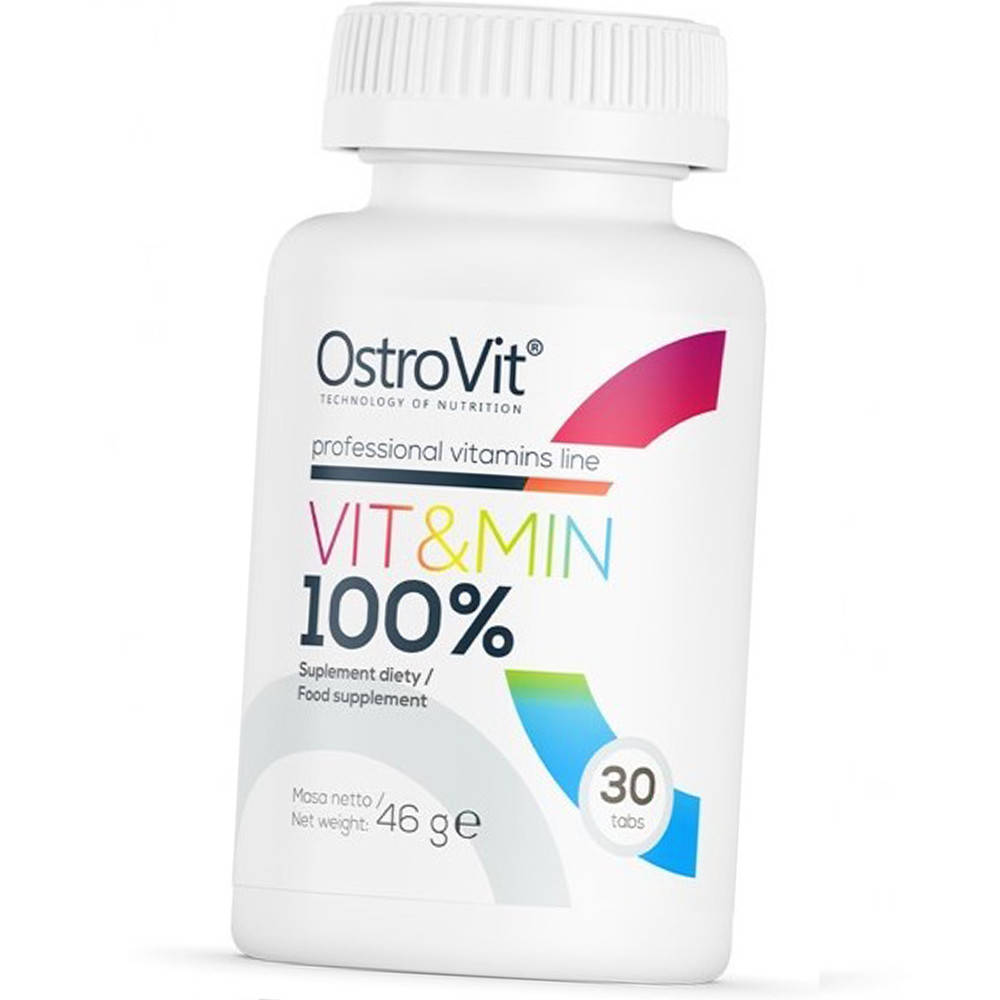

Витамины и минерали OstroVit Vit Min 100% 30 таб
