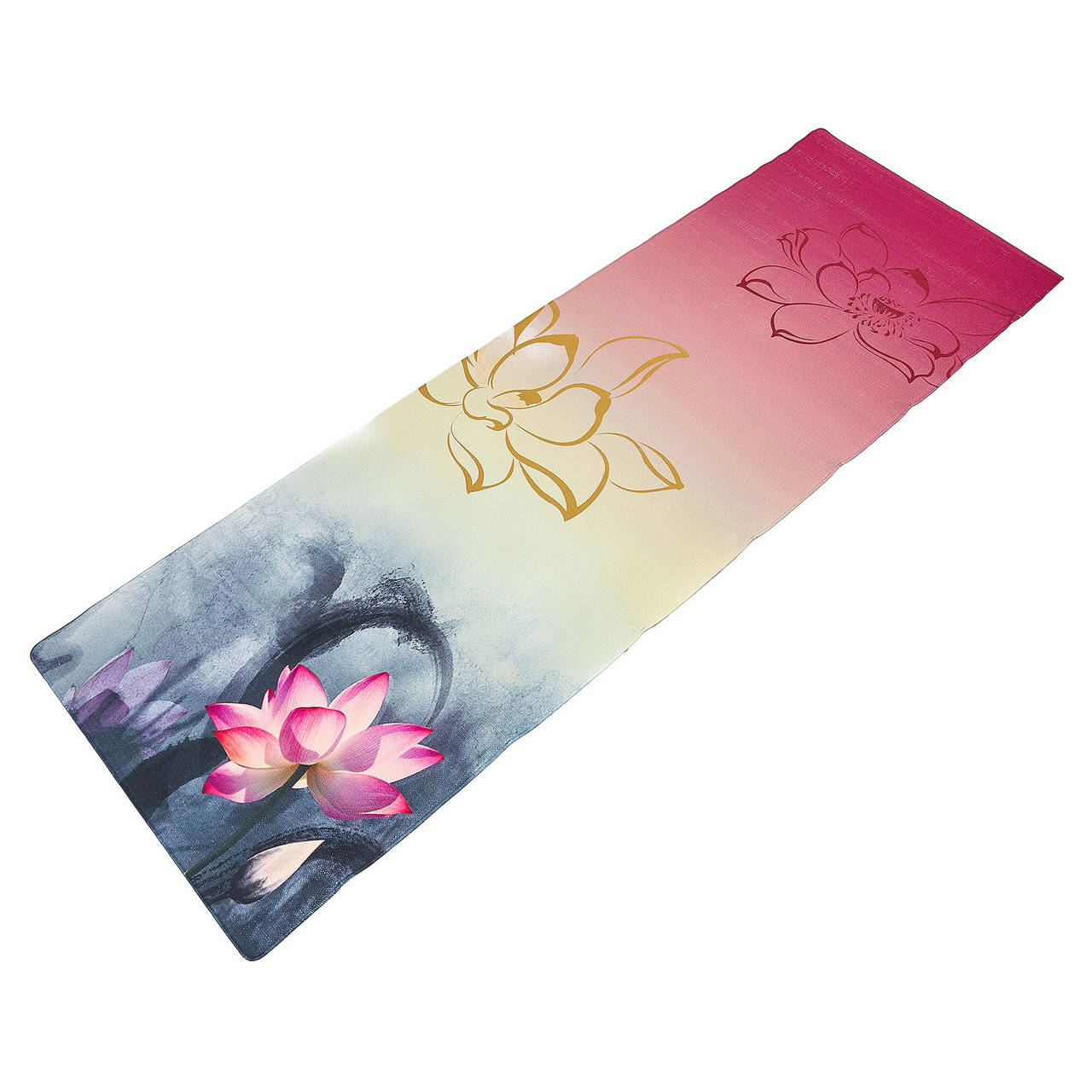 

Коврик для йоги фитнеса и пилатеса йога-мат каремат Джутовый (Yoga mat) 3мм - Лотос