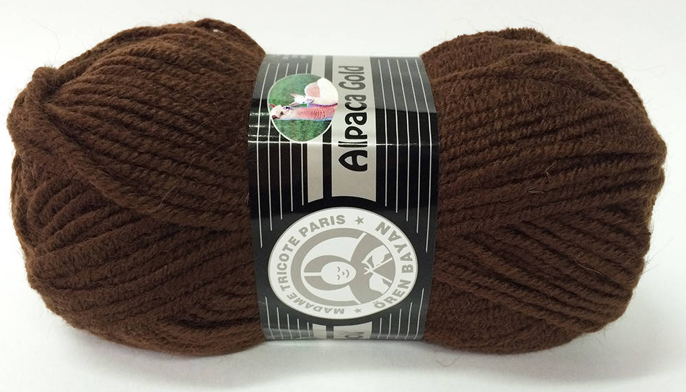 

Madame Tricote Alpaca Gold № 083 коричневый