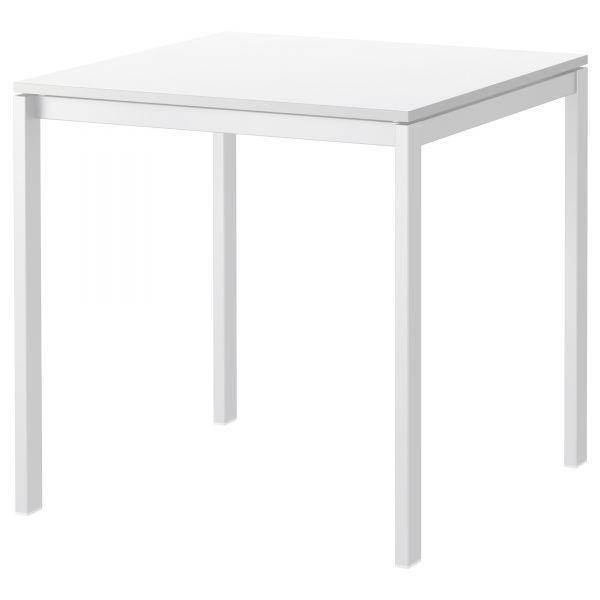 

МЕЛЬТОРП Стол, белый, 75x75см, 39011781, ИКЕА, IKEA MELLTORP