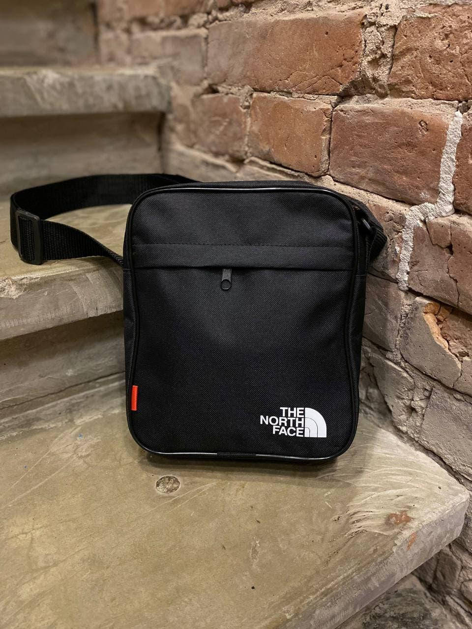 

Барсетка The North Face черная мужская Сумка через плечо ТНФ Сумка TNF, Черный