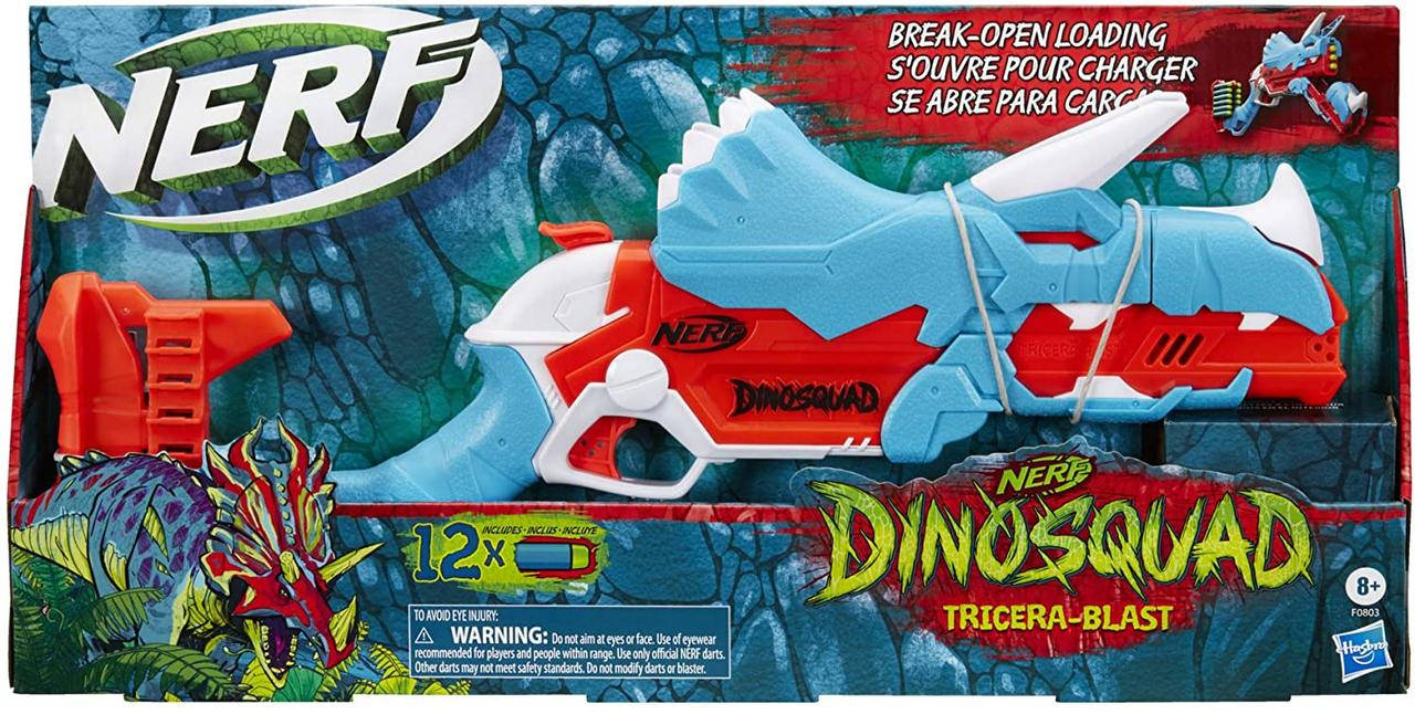 

Бластер Нерф Дино Трицебласт Nerf Dino Squad Tricera-Blast Hasbro F0803