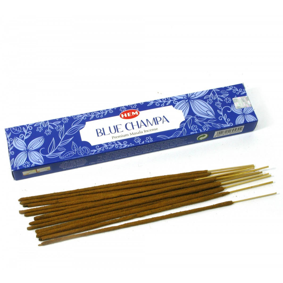 

Blue Champa Masala 15 Gms(Голубая Чампа)(12 шт/уп)(Hem)(Пыльцовое благовоние)