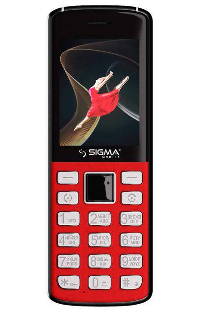 

Мобильный телефон Sigma X-Style 24 Onyx Красный