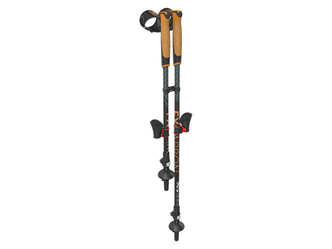 

Палки карбоновые для скандинавской ходьбы CRIVIT Pro ® FX-Carbon Black (Германия)