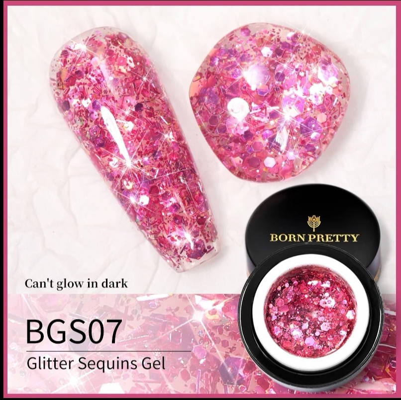 

Глиттер гель, "Born Pretty" 5г, BGS07
