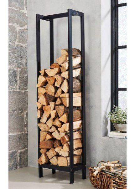 

Дровница из металла в стиле Лофт 1800х600х300 ДК2, Черный