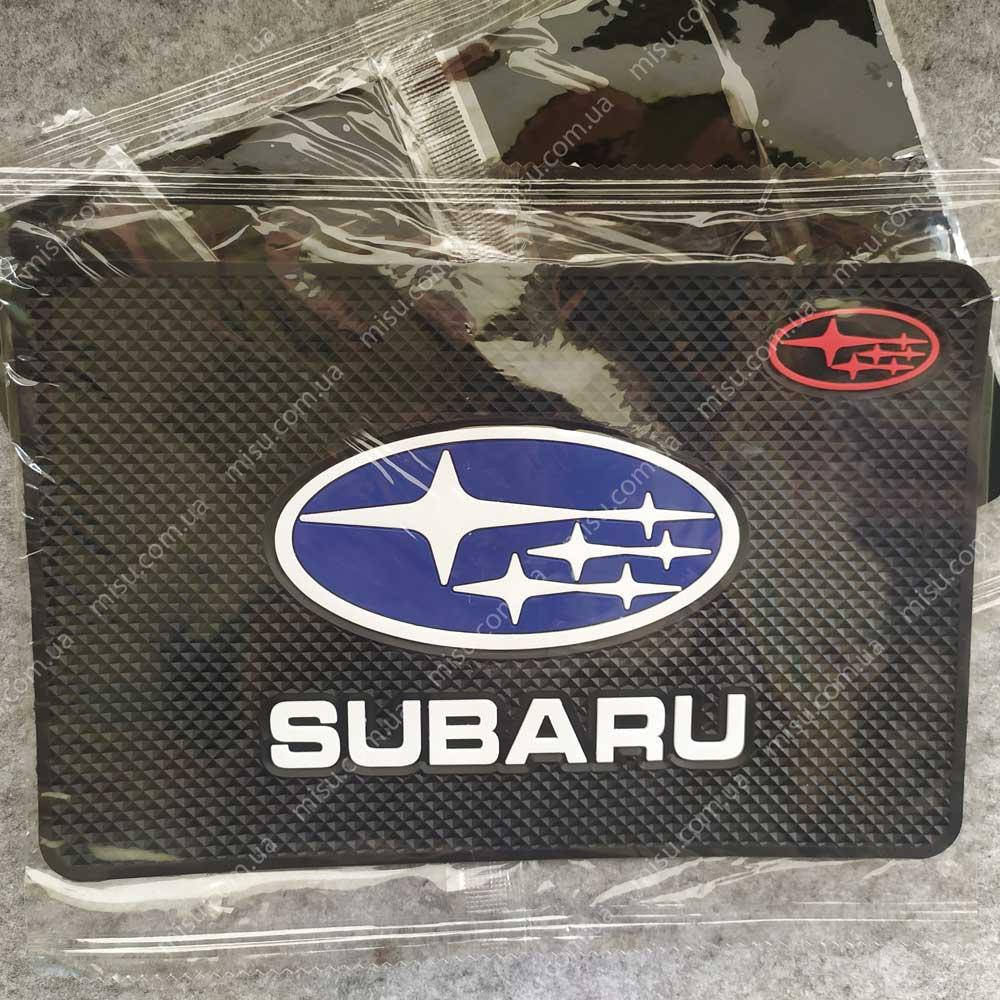 

Коврик на торпедо антискользящий Subaru