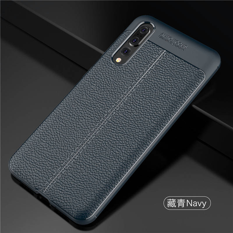 

TPU чехол накладка Tiger для Huawei P20 Pro (4 цвета) синий