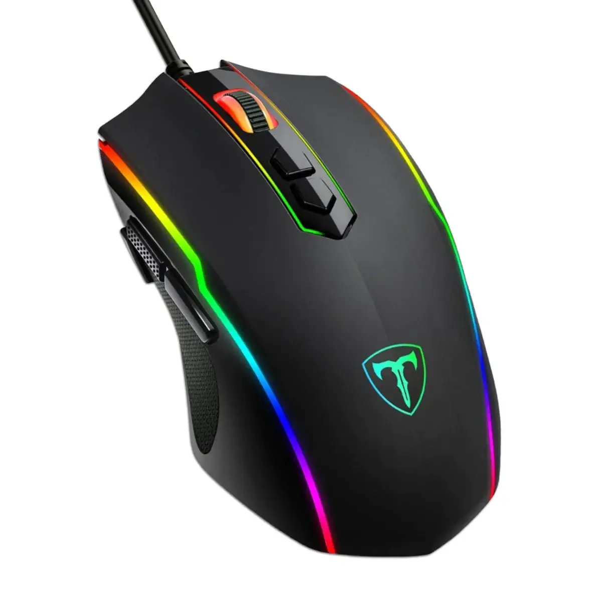 

Игровая мышка VicTsing PC278A 8000DPI c RGB и поддержкой макросов., Черный