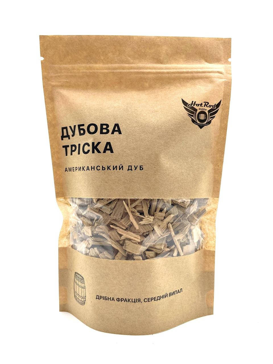 

Дубовая щепа американский дуб мелкая фракция средний обжиг (100 г)