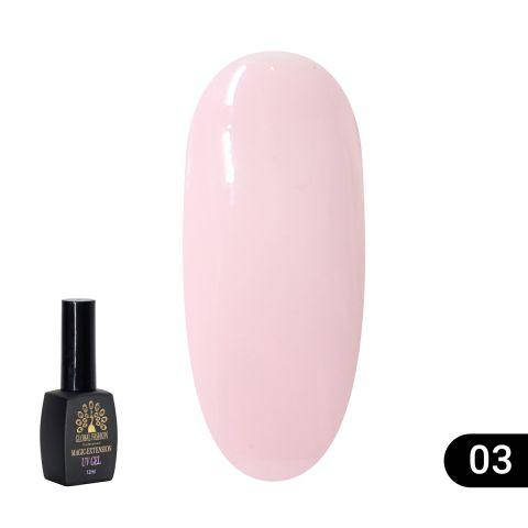 

Гель Global Fashion Magic-Extension №3 (нежно-розовый) 12 мл