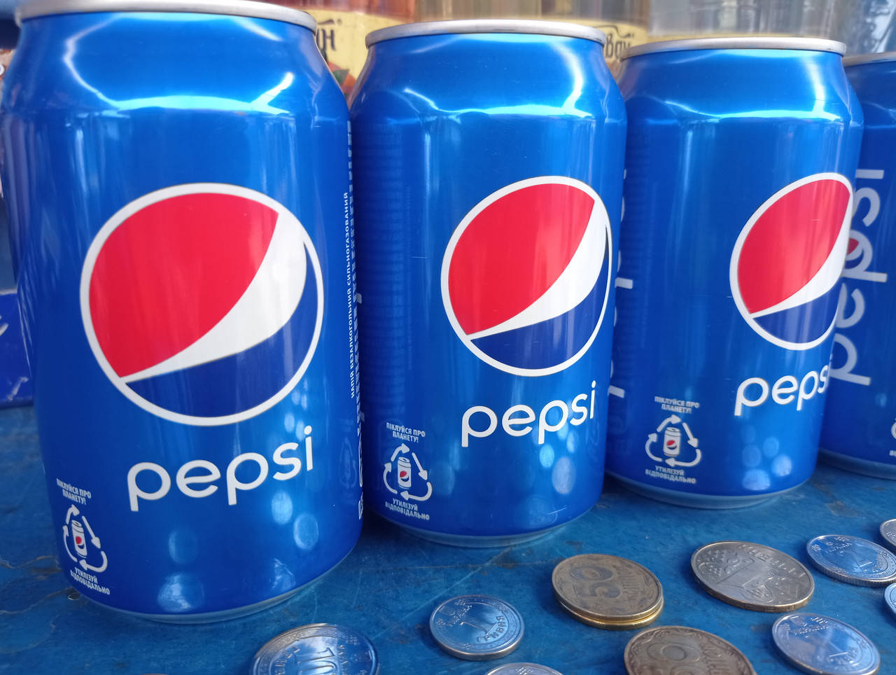 

PEPSI пепси кола железная банка 0.33